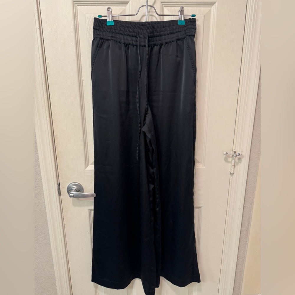 Black Wide-Leg Pants
